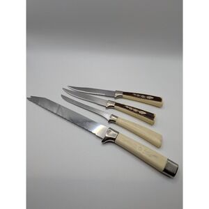 Vintage Grannycore Knives All Purpose‎ Serrated Frozen Food Regent Sheffield Lot